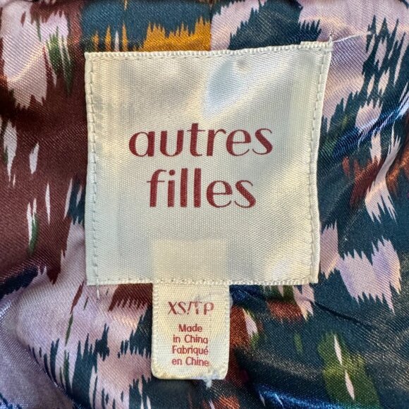 Autres Filles Deep Emerald Teal Green Crushed Velvet Blazer and Pants Suit Set - Picture 10 of 16